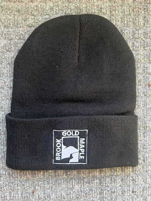 Black Embroidered Logo Hat